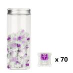 MX переключатель клавиатура начинающий поэтому. 3 булавка механический клавиатура переключатель легкий - пыленепроницаемый лиловый 70