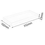  акрил механический клавиатура пыль покрытие ge-ming ключ чехол для доски водонепроницаемый легкий в использовании долговечность. есть пыленепроницаемый прозрачный клавиатура покрытие Home офисный,