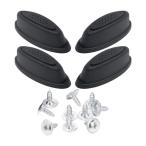  багаж держатель боковой футов, багаж низ Tad подставка, черный футов накладка, для замены, багаж низ боковая стойка футов 