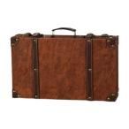  Vintage чемодан руль имеется крепкий . оборудование орнамент box party день рождения Home Brown 
