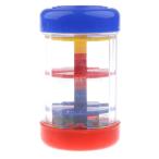 カラフル プラスチック レインメーカー レインスティック ラトルおもちゃ 子供 音楽教育玩具 全2サイズ - M