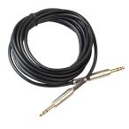 1/4 дюймовый позолоченный 6.35mm стерео мужской - мужской аудио кабель 5m(16.4ft)