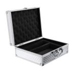  руль имеется портативный aluminium Mike чемодан Professional Mike механизм место хранения box 20x25.4x9.7cm