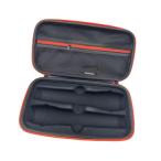 マイク2本用 マイクケース ハンドヘルドマイク収納ケースボックストラベルケース