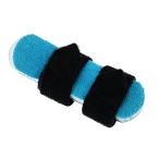 まっすぐに曲がった曲がったLの指の添え木マレット指ブレースサポートのトリガー