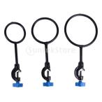 鉄支持リング ラボスタンドベース 実験室装置 60mm/80mm/100mm 3個入り 固定用 使用便利