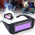  automatic .. become welding machine goggle . head band helmet anti g rare goggle glasses yellow color. inside side frame 