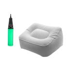  складной надувной подставка под ноги накладка инфлятор pillow имеется самолет. автомобильный детали серый 