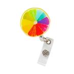  складывание тип ID катушка значок держатель ремень зажим имеется dokta- офис ID карта держатель orange 