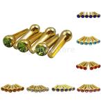 アコースティックギター交換部品用の6本のブリッジピンのセット