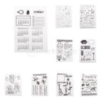 Scrapbooking DIY¤Î¥¢¥ë¥Ð¥à¥«¡¼¥É¤Î¤¿¤á¤Î¥·¥ê¥³¡¼¥ó¥¯¥ê¥¢¥é¥Ð¡¼¥¹¥¿¥ó¥×