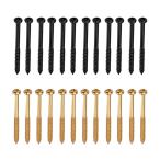 12 шт нержавеющая сталь Humbucker pick up винт основа для аксессуары все 2 цвет 