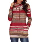  тянуть over женский тянуть over полоса спортивная фуфайка с карманом все 5 размер 2 цвет 