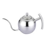 ステンレス鋼ティーポットコーヒーティーインフルーザーとルーズリーフティーポット