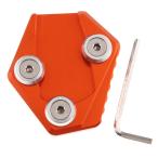 オートバイキックスタンドプレートサポートエクステンションパッド屋外駐車場にホンダ・グロム125 MSX125 2014 2015 2016