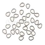 30 шт solid кольцо нержавеющая сталь lig конструкция супер высокая интенсивность искусственная приманка /lig/ крюк оптимальный серебряный все 4 размер 