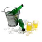 Yahoo! Yahoo!ショッピング(ヤフー ショッピング)ミニチュアワインボトル+カップ+アイスバケツセットに人形ドリンクキッチンおもちゃ