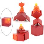 Yahoo! Yahoo!ショッピング(ヤフー ショッピング)3Dウッドパズルキューブビルディングブロックおもちゃインテリジェンス開発頭の体操旅行ゲームおもちゃギフト
