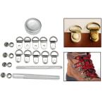 Yahoo! Yahoo!ショッピング(ヤフー ショッピング)ブーツレースフックフィッティングアイレット登山用修理ハイキングシューズ登山靴アウトドアバッグアクセサリー修理靴