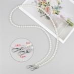 Yahoo! Yahoo!ショッピング(ヤフー ショッピング)パールバッグストラップパールハンドバッグストラップ女性のハンドバッグハンドル交換用ハンドバッグストラップアクセサリー電話バッグの装飾