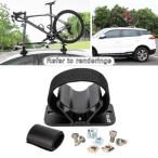 自転車カールーフラックキャリアアルミニウム合金クイックリリースフォークロックマウントラックMTBロードバイク固定クリップパーキングブラケット