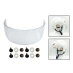 アイスホッケーバイザーシールドスポーツフェイスマスククリアバイザークリアフェイスシールド