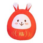 動物がテーマの 2023 太陰年 ぬいぐるみ オーナメント かわいい干支の動物のおもちゃ  中国の春祭り 睡眠のお供 のおもちゃ