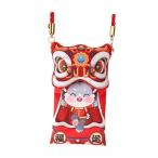 布製の赤い封筒、満月の結婚祝いの誕生日の