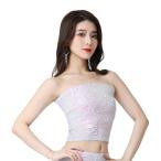  украшен блестками tube top женский девушки украшен блестками bla верх одежда Berry Dance Club для 