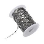 1 метров Star ссылка цепь тросик LAP цепь Bulk on spool кабель цепь DIY craft, свадьба, колье, ювелирные изделия 