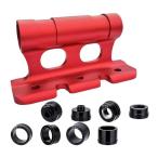 フォークマウント自転車スルーアクスル自転車フォークマウントアルミ合金自転車フォークマウントクイックリリース付きフロントフォーク固定クリップ自