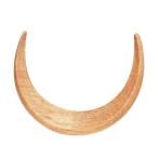 ムーンヘアフォーク ムーンヘアピン 木製 太いヘアスタイリングツール ムーンヘアバレッタ ヘアアクセサリー パーティーや集まり用 女の子 レ