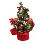 デスクトップクリスマスツリー ベース付き ミニ人工クリスマスツリーオーナメント 工芸品 DIY ミニチュアクリスマスツリー 屋内棚装飾寝室用