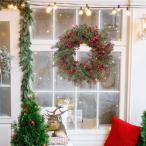 クリスマスリースホリデーガーランドドアオーナメントクリスマス屋外リースフロントドア用クリスマスリースホテルの壁暖炉用