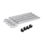 4x Bgali рабочая станция детали Bga jig ..IR6500 IR12000 для замены металлический сварка стойка портативный Bga PCB
