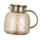  лёд чай питчер, воздухо-непроницаемый крышка, удобный . руль,. починка . простой стеклянный Jug рефрижератор питчер, семья. каждый день. .. предмет оптимальный 