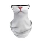  шея gator маска для лица уголок .. имеется навес пыль ..24cmx34cm кошка рисунок . способ высокий King бег удобный 