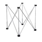 ステンレススチールスパイダーレッグワークベンチ折りたたみ式キャンプテーブル脚DIY家具脚アウトドアテーブル厚手BBQデスクブラケット