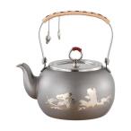1.3L вода чайник Roo z leaf teapot внезапный скорость нагревание подарок нержавеющая сталь кофе чайник портативный зеленовато-голубой -m путешествие дом kya