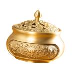  Mini курильница горелка оригинальный медь средний пустой крышка портативный оборудование орнамент миска . держатель чай house настольный 