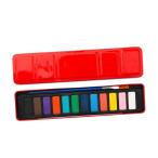 水彩絵の具セット 洗える水彩絵の具 ブラシとパレット付き 水彩画初心者 趣味人 アーティスト向け