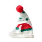  Mini Рождество украшение шляпа pompon шляпа вязаный стильный повторный использование возможность полиэстер вязаная шапка . Santa Claus шляпа подарок ферма house Home 