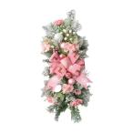 ショッピングクリスマスリース クリスマス スワッグ クリスマス リース 実用的 リボン付き 部屋 自宅 結婚式用