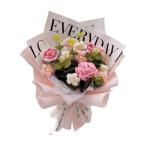 かぎ針編みの花の花束人工花の配置装飾的な家の装飾手作りのニットブーケ記念日ギフト