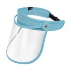 透明バイザー スプラッシュガード 保護用 大人用 完全保護フェイスシールド 雑草刈り作業フルフェイスフェイスシールド