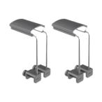 2 шт. комплект аквариум для лампа подставка, аквариум для свет установка держатель, металлический свет подставка, подвешивание ниже тип лампа 