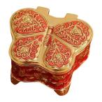 ショッピングジュエリーボックス バタフライシェイプ ジュエリーボックス 小物入れ ケース ホームデコレーション ギフトドレッサー 小物入れ ジュエリーオーガナイザー リング イヤリン