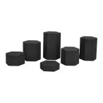 ショッピングコレクターアイテム 6 個 木製六角形ライザー、香水ホルダー、カウンタートップディスプレイスタンド、食品用ジュエリーラック、カップケーキコレクターアイテム、アクティブフィ