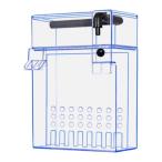 水槽フィルターボックス、水槽アクセサリーダブル濾過システム、家庭用蓋付きタートルタンクフィルター吊り下げボックス