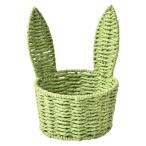  e-s ta-. вязаный заяц уголок корзина место хранения корзина, многоцелевой, оборудование орнамент, бумага трос дизайн, e-s ta- подарок контейнер бур nai The -